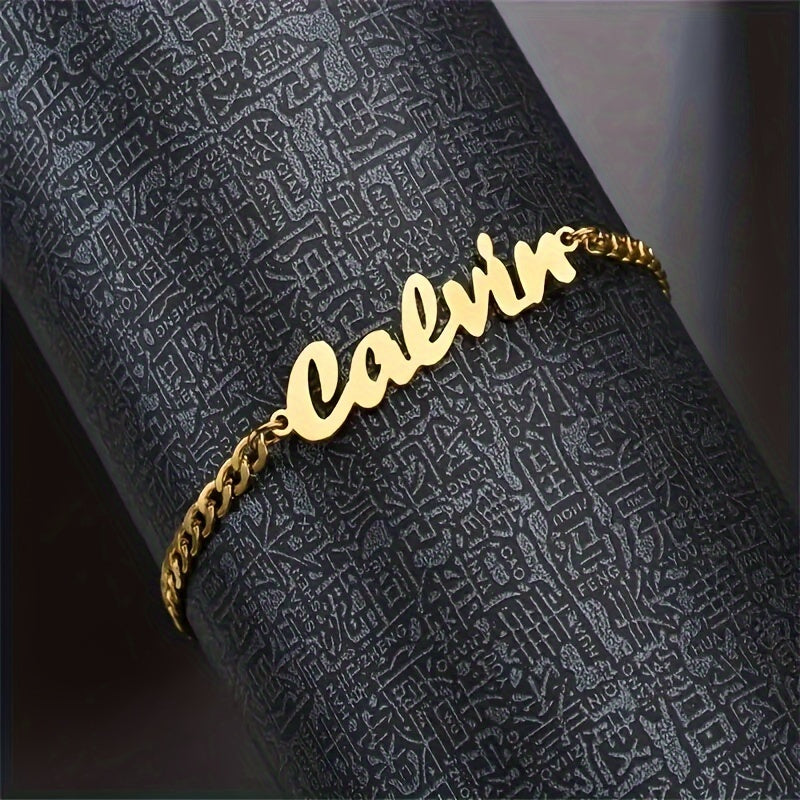 Braccialetto Personalizzato con Nome per Uomo