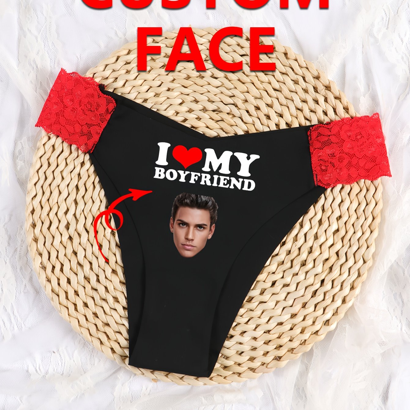 Perizoma Personalizzabile con Foto Donna