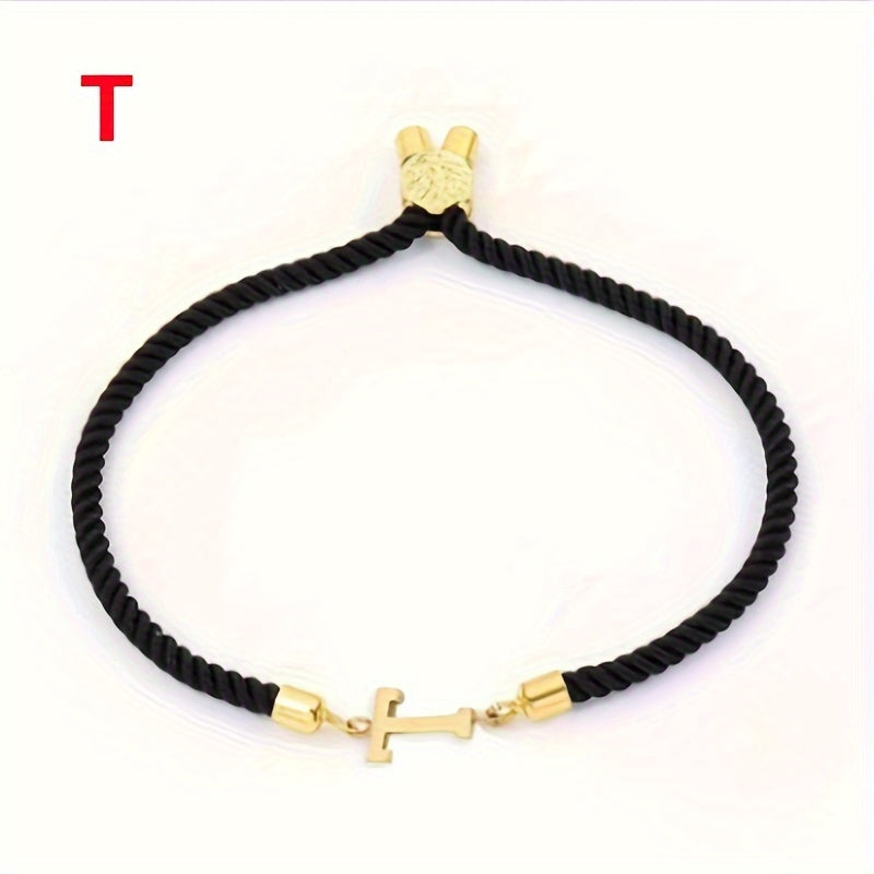 Braccialetto Donna in Acciaio con Lettere Personalizzato