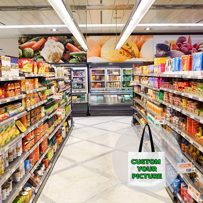 Borsa Riutilizzabile Personalizzata con Foto e Testo