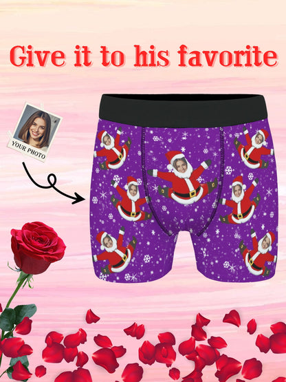 Boxer Personalizzati Uomo con Foto Nome o Testo