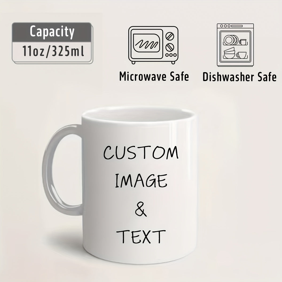 Tazza Personalizzata con Foto & Testo