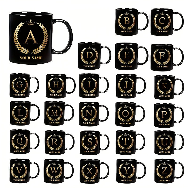 Tazza in Ceramica Personalizzata - Stampa Nome & Lettera Fortunata