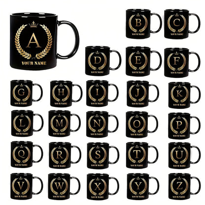 Tazza in Ceramica Personalizzata - Stampa Nome & Lettera Fortunata