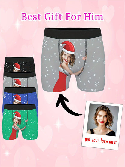 Boxer Uomo Personalizzati con Foto Idea Natale