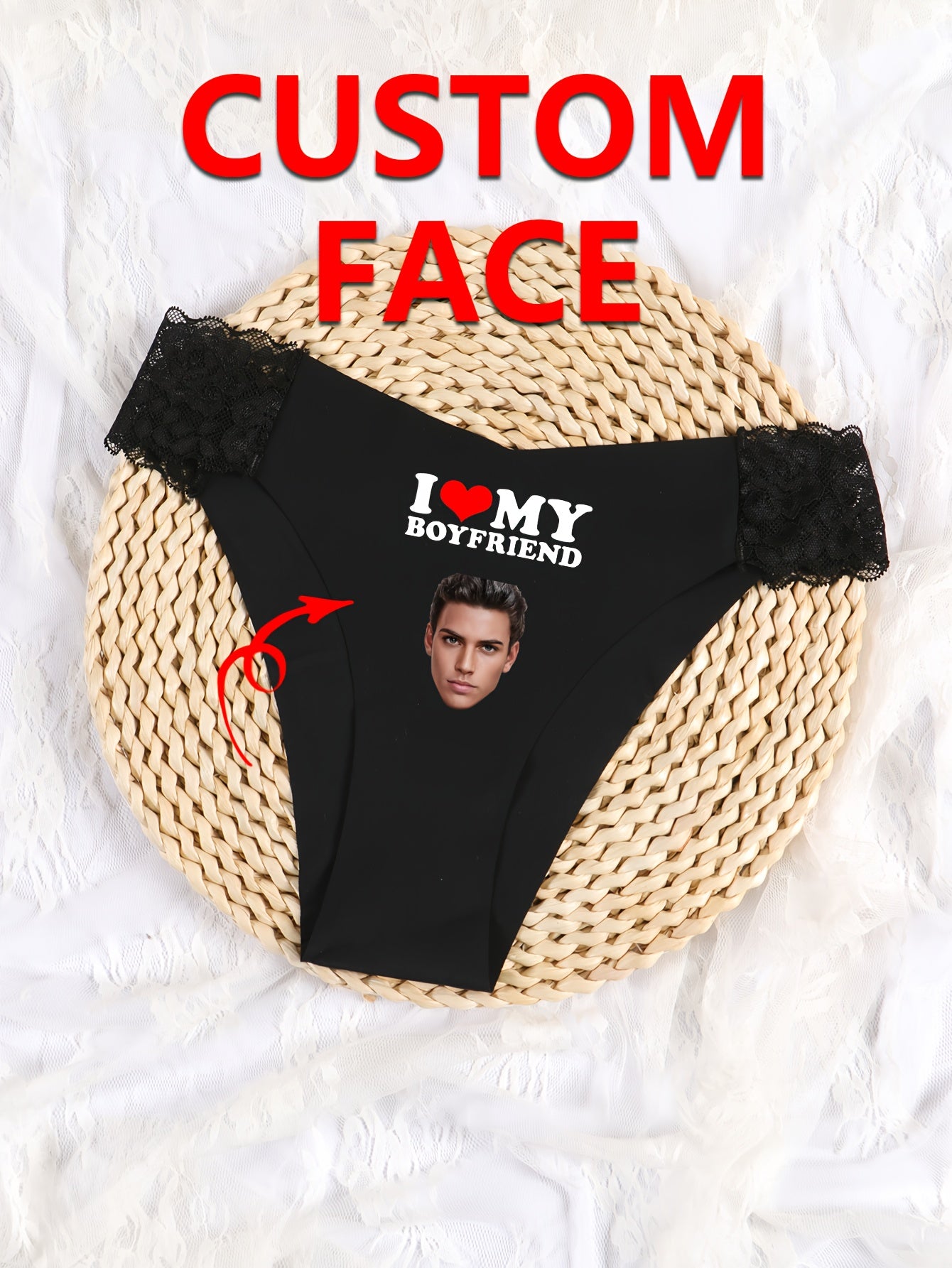 Perizoma Personalizzabile con Foto Donna