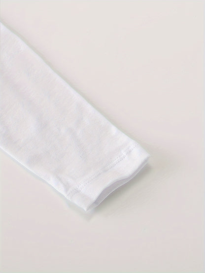 Maglietta Natalizia Elfo Personalizzata per Bambini - Manica Lunga