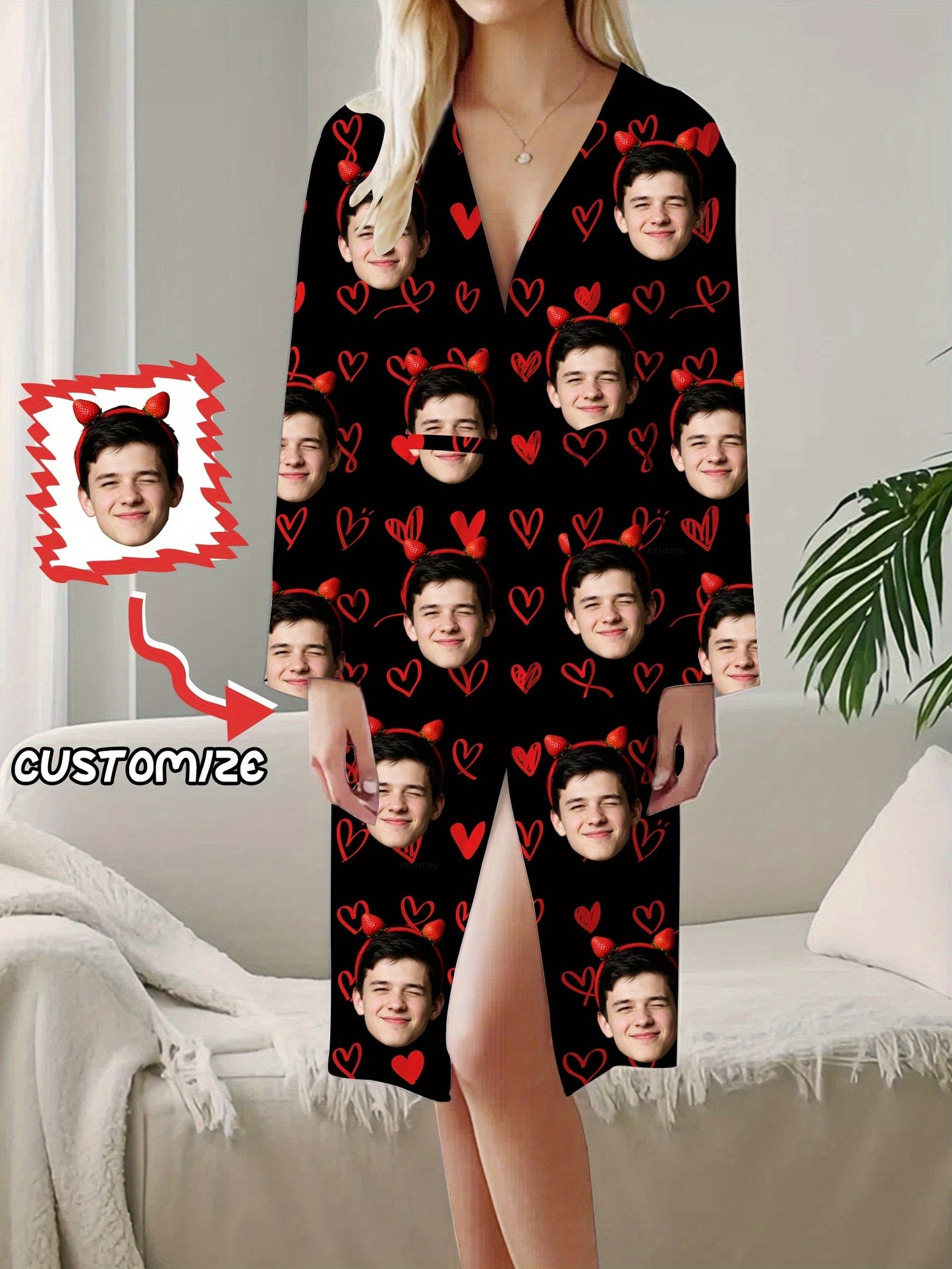 Pigiama Personalizzato con foto da Donna