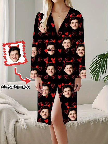 Pigiama Personalizzato con foto da Donna