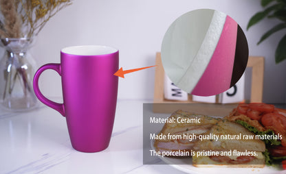 Tazza Personalizzabile con Nome Isolata in Ceramica Riutilizzabile per Caffè, Tè e Bevande Calde e Fredde  Regalo Unico