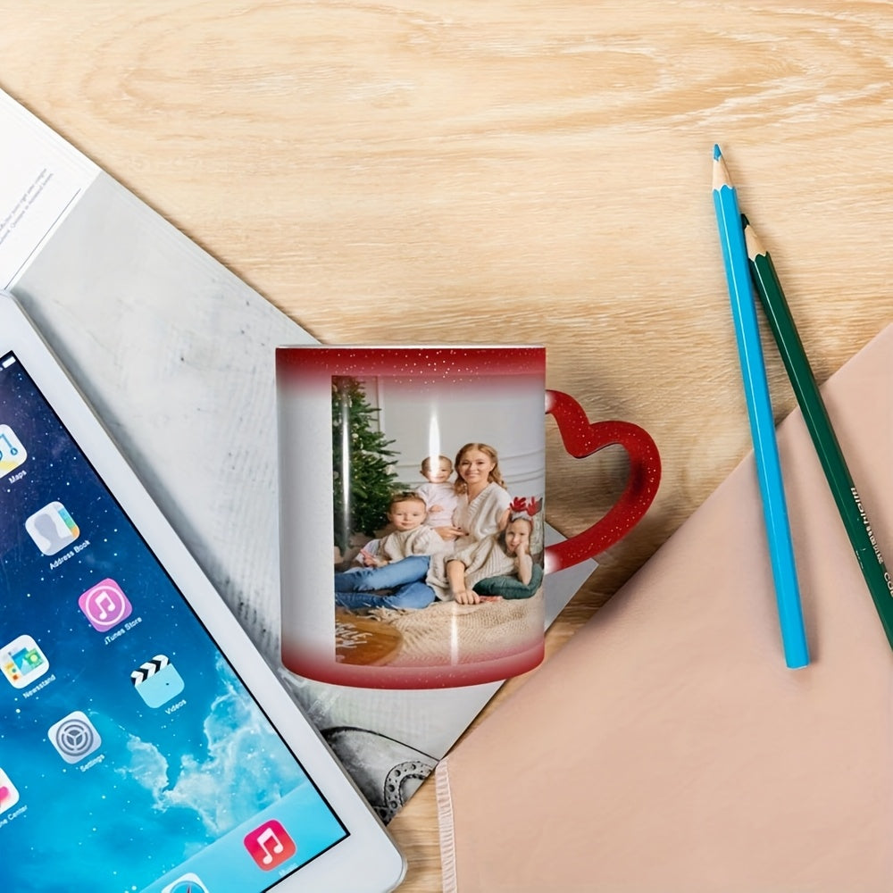 Tazza Magica Personalizzata con Foto - Tazza Ceramica Termosensibile che Cambia Colore