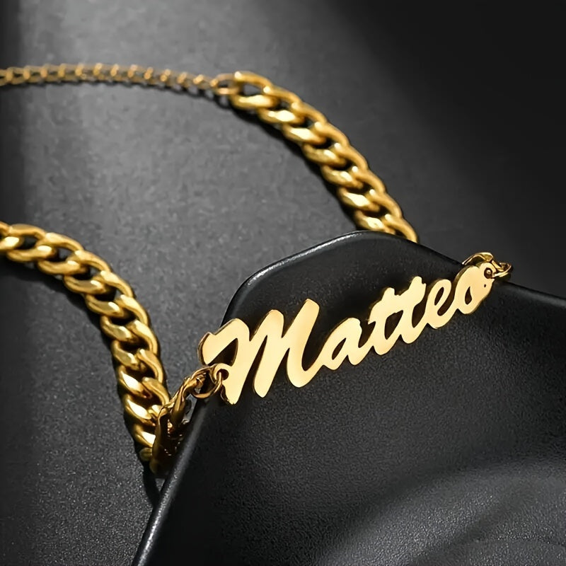 Braccialetto Personalizzato con Nome per Uomo