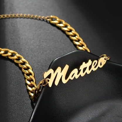 Braccialetto Personalizzato con Nome per Uomo