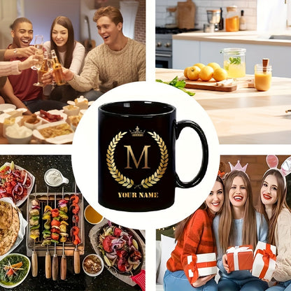 Tazza in Ceramica Personalizzata - Stampa Nome & Lettera Fortunata