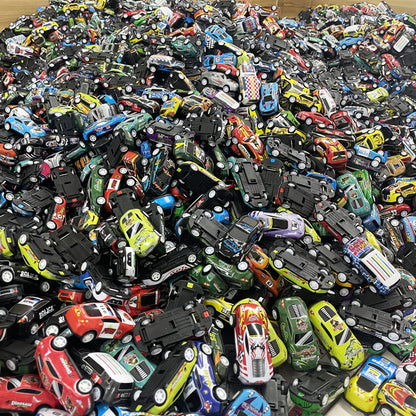 50 Pezzi Mini Auto in Lega con Scatola di Conservazione