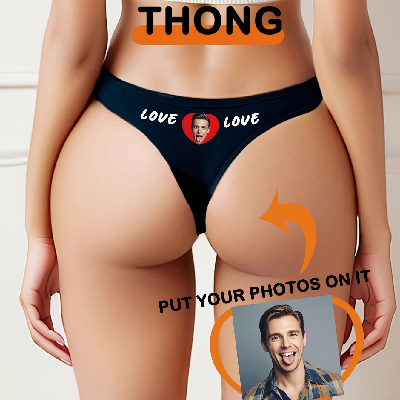 Perizoma Personalizzato Donna con Stampa Foto