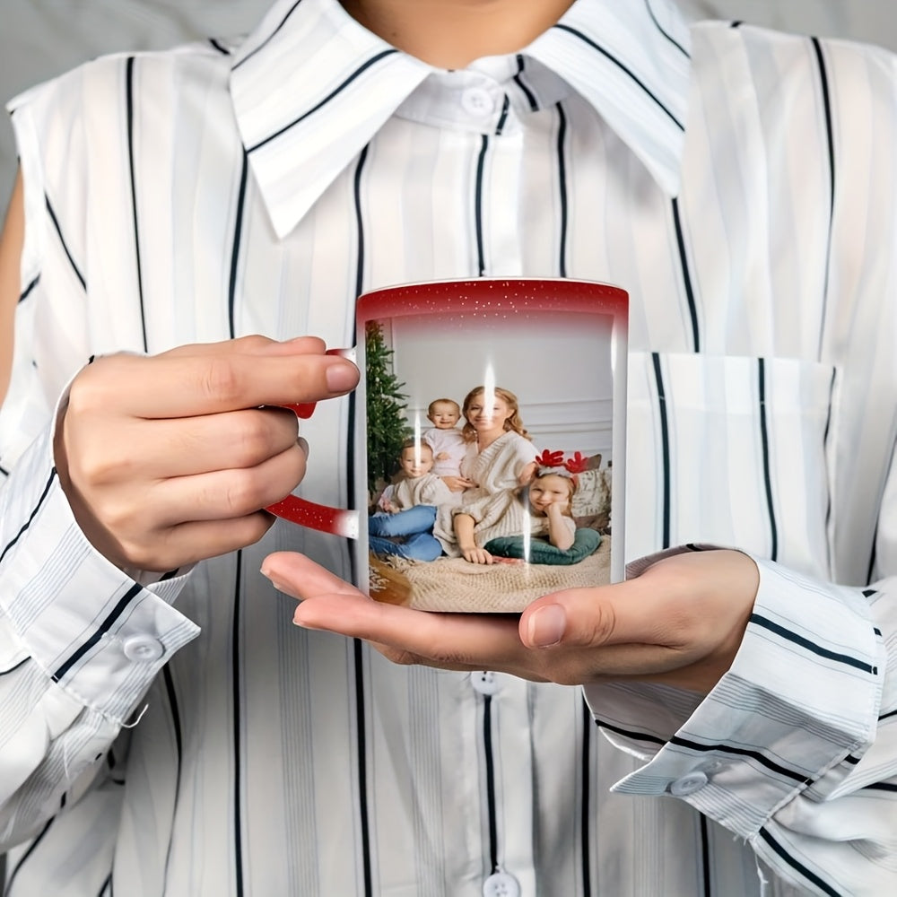 Tazza Magica Personalizzata con Foto - Tazza Ceramica Termosensibile che Cambia Colore