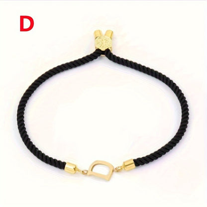 Braccialetto Donna in Acciaio con Lettere Personalizzato