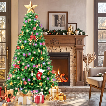 24 Solar Terms Universal New Style Luxury Wide Encryption Simulation V-Shaped Branches Christmas Tree Christmas Decoration Green General Tree