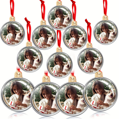 Palline di Natale Personalizzate con Foto 12/24 PZ