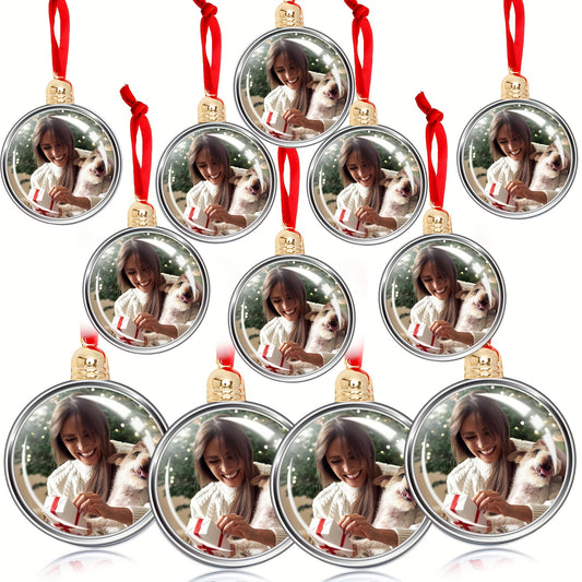 Palline di Natale Personalizzate con Foto 12/24 PZ