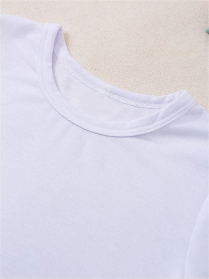 Maglietta di Natale Personalizzata per Bambini 🎅 | Con Nome - Albero e Cappello di Natale