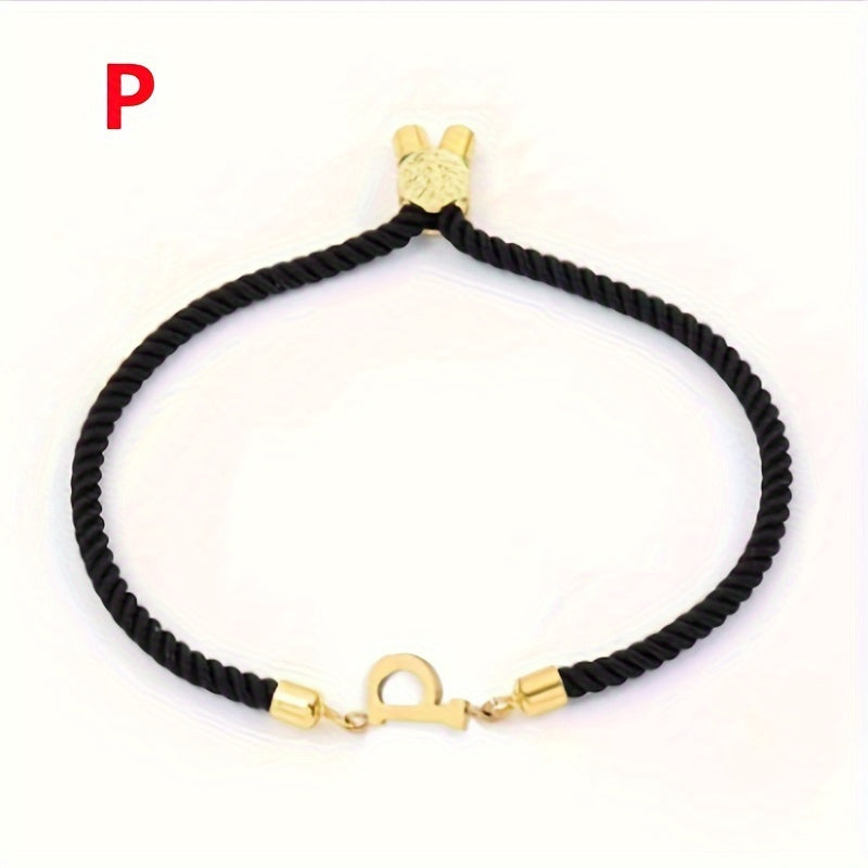 Braccialetto Donna in Acciaio con Lettere Personalizzato