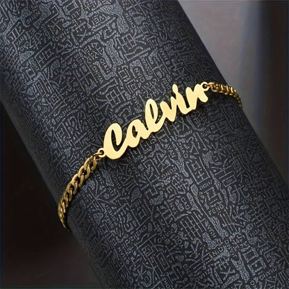 Braccialetto Personalizzato con Nome per Uomo