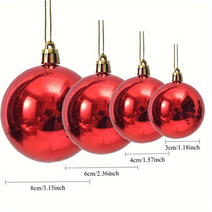 Set da 5 Palline di Natale Personalizzate Con Nome Rosse / Golden