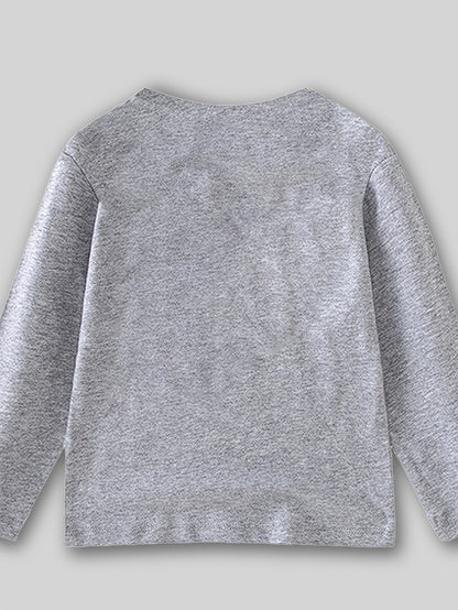 Maglietta Natalizia Elfo Personalizzata per Bambini - Manica Lunga