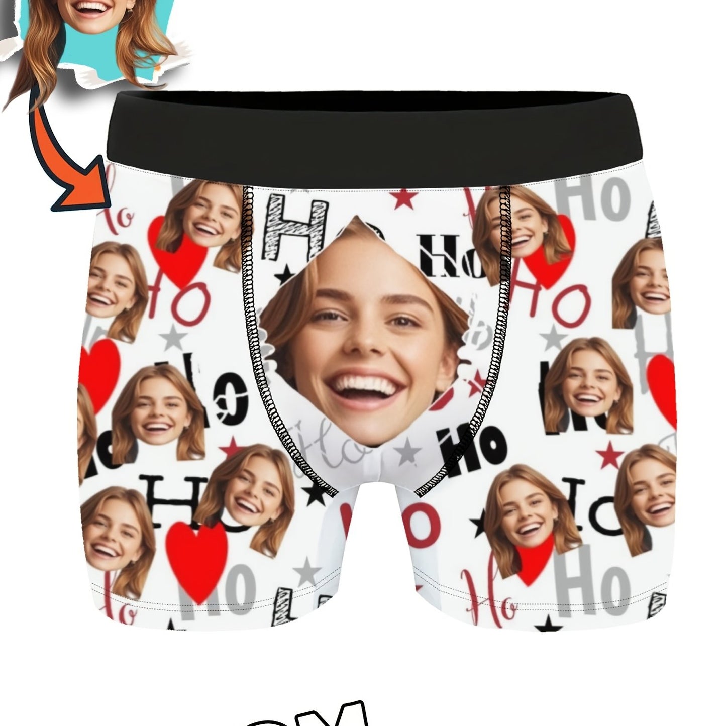Boxer Uomo Personalizzati con Foto