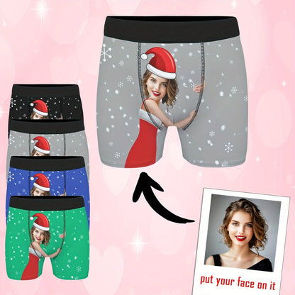 Boxer Uomo Personalizzati con Foto Idea Natale