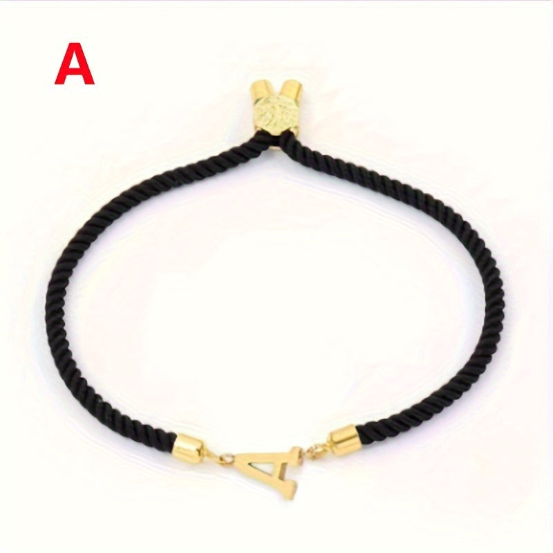 Braccialetto Donna in Acciaio con Lettere Personalizzato