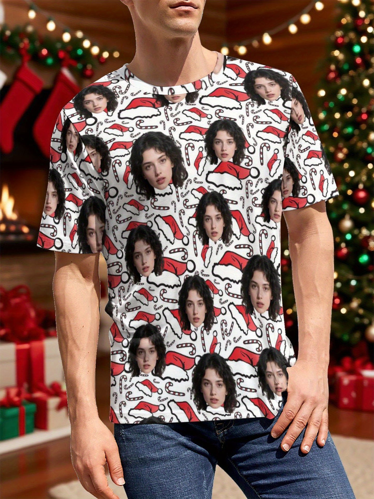 Maglietta di Natale Personalizzata da Uomo 🎅