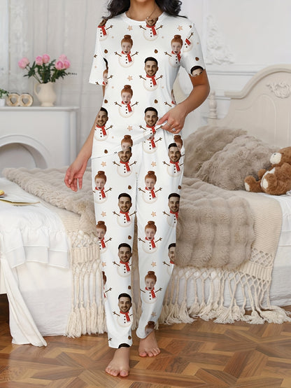 Pigiama Natalizio Divertente Personalizzato da Donna