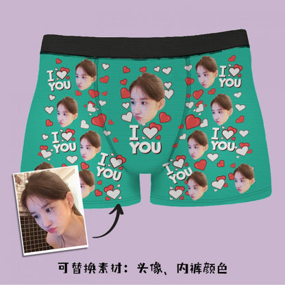 Boxer Uomo Divertenti Personalizzati Foto Idea Regalo Natale