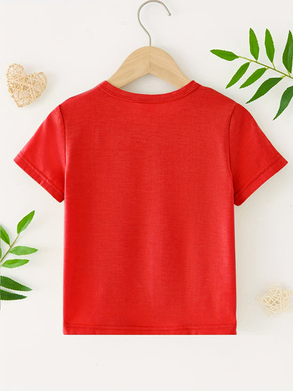 Maglietta di Natale Personalizzata per Bambino 🎅 | Babbo Natale e Renna