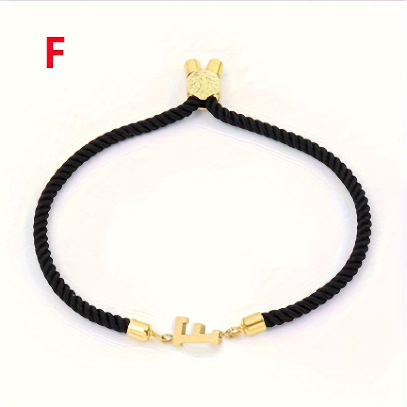 Braccialetto Donna in Acciaio con Lettere Personalizzato