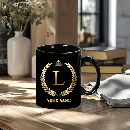 Tazza in Ceramica Personalizzata - Stampa Nome & Lettera Fortunata