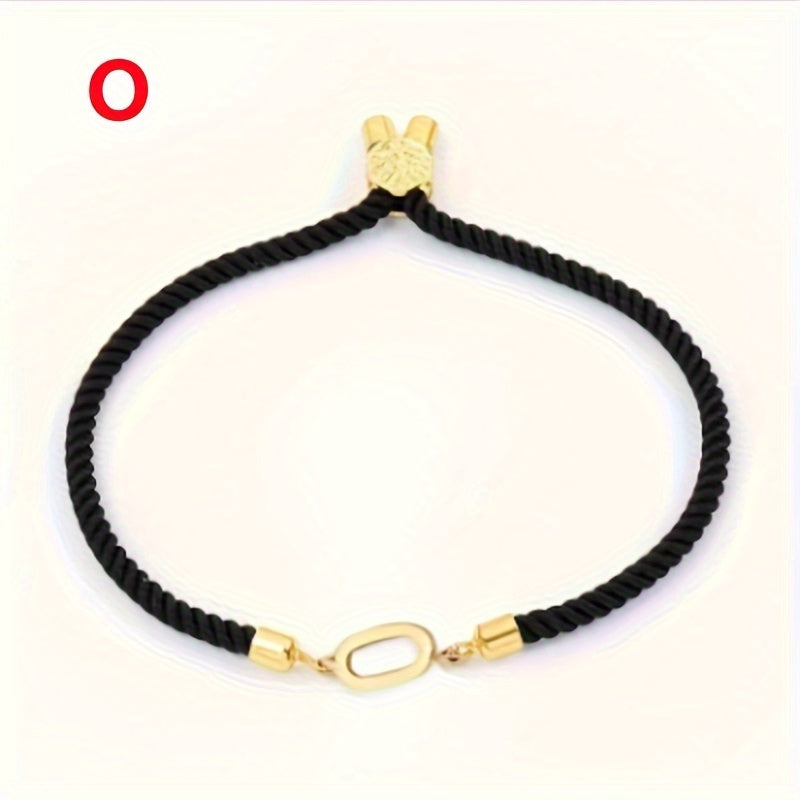 Braccialetto Donna in Acciaio con Lettere Personalizzato