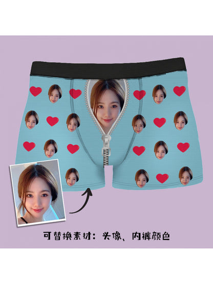 Boxer Uomo Divertenti Personalizzati Foto Idea Regalo Natale