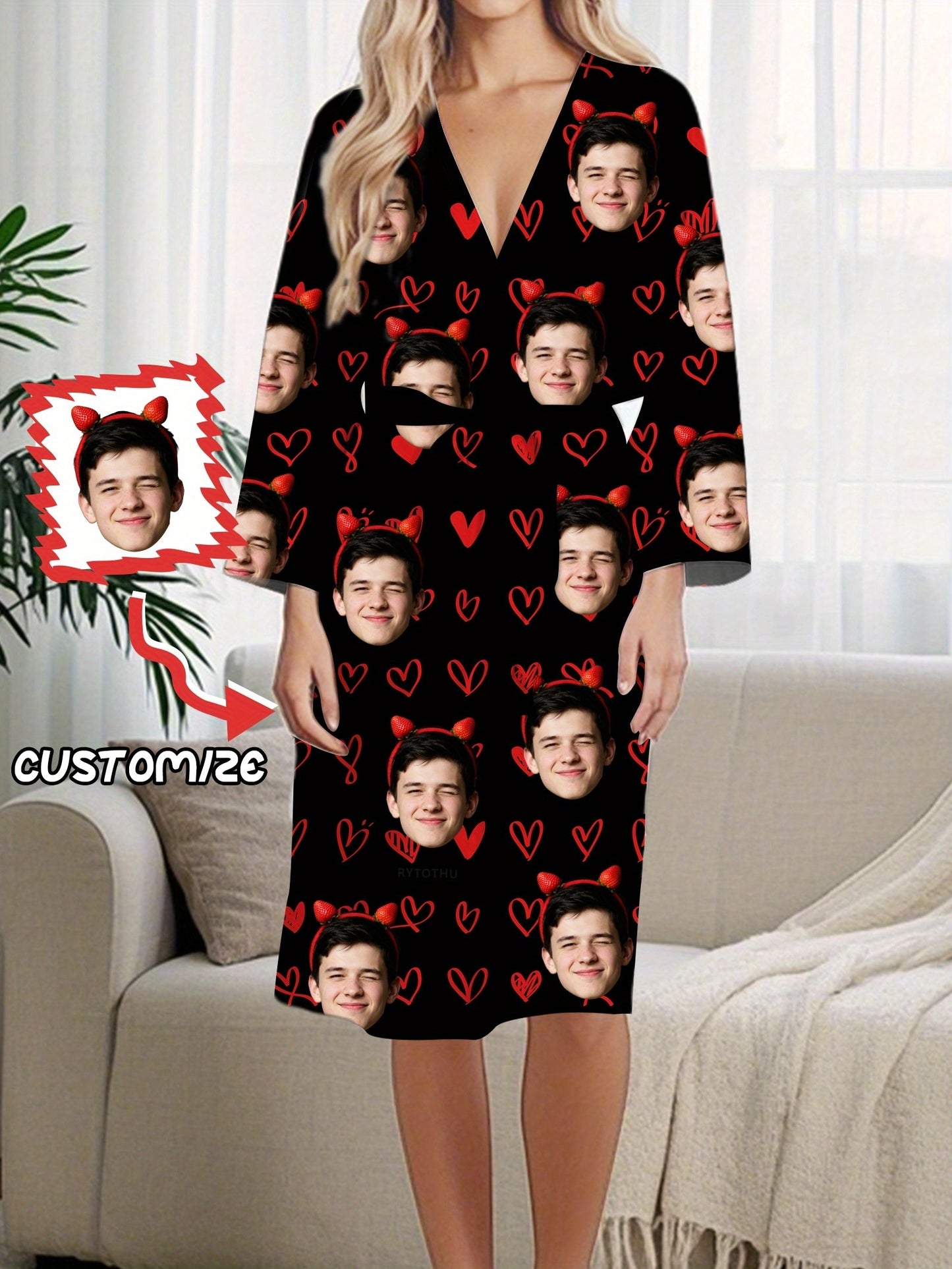 Pigiama Personalizzato con foto da Donna