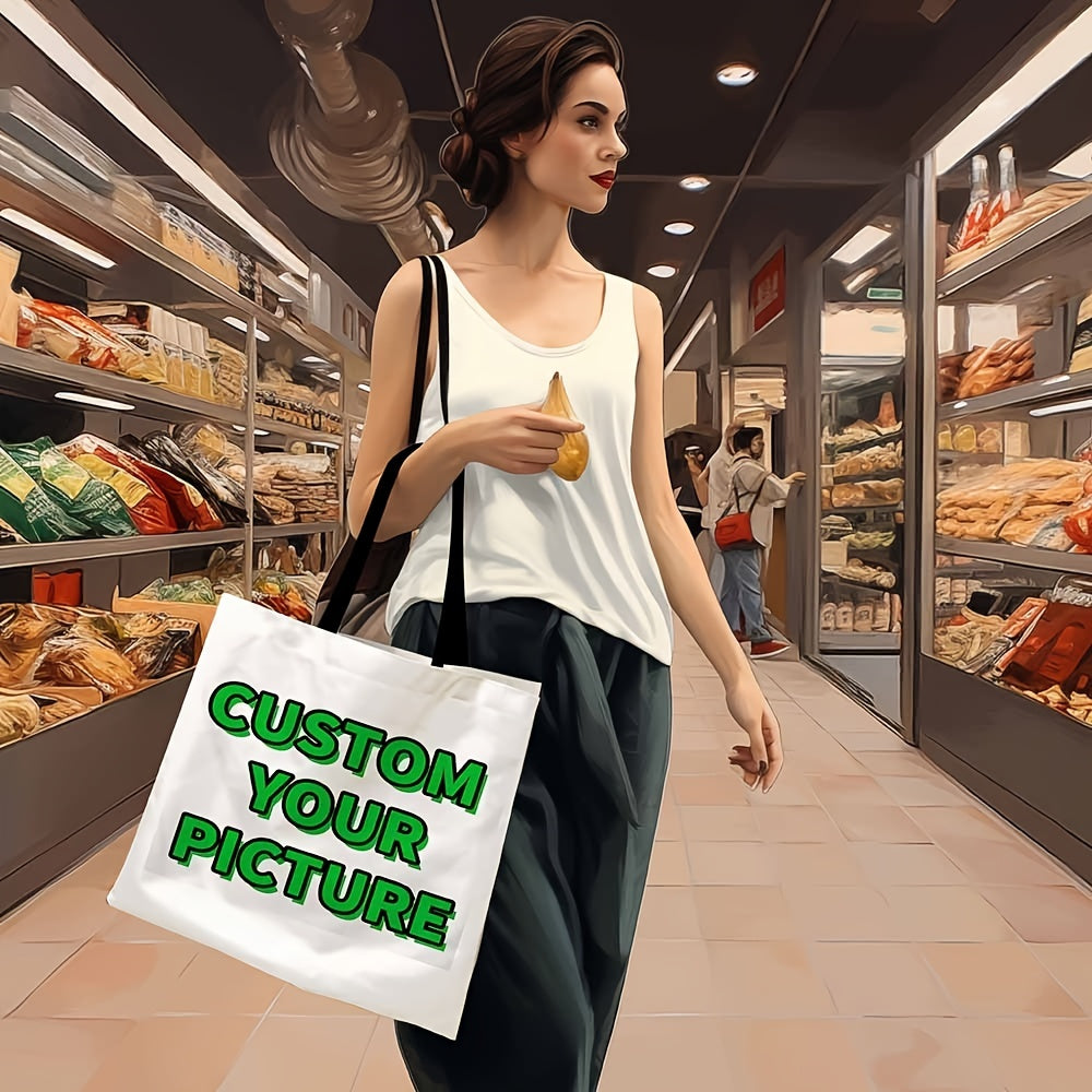 Borsa Riutilizzabile Personalizzata con Foto e Testo