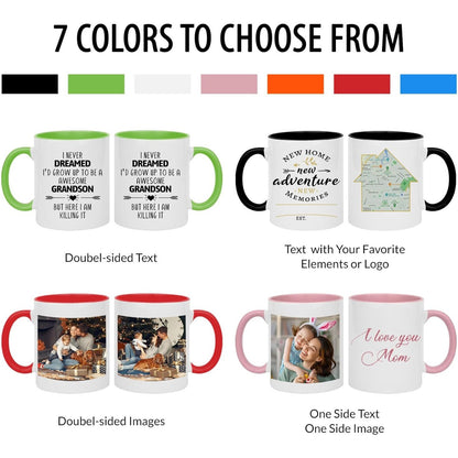 Tazza Personalizzata con Foto & Testo