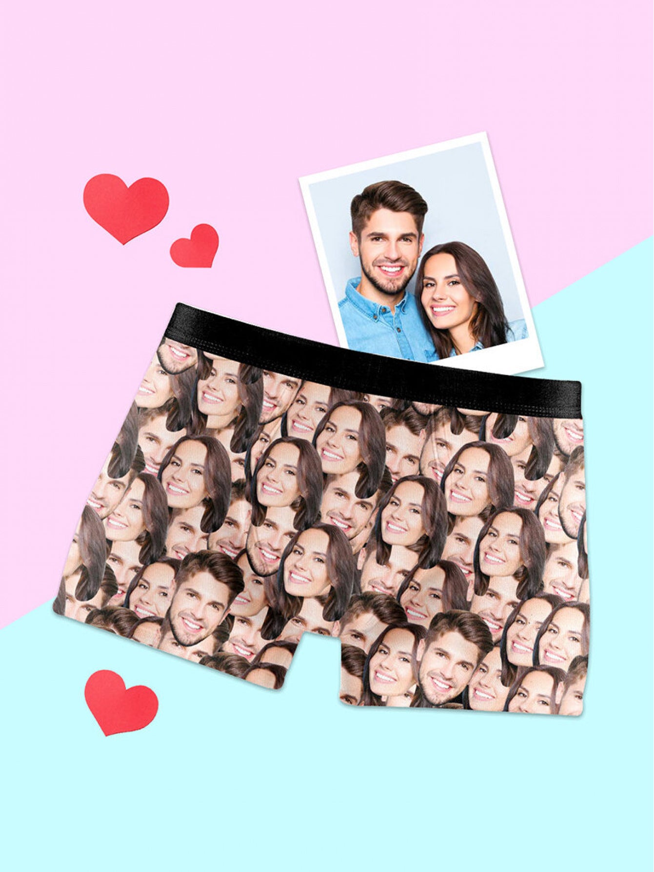 Boxer Uomo Divertenti Personalizzati Foto Idea Regalo Natale