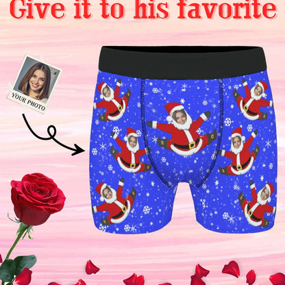 Boxer Personalizzati Uomo con Foto Nome o Testo