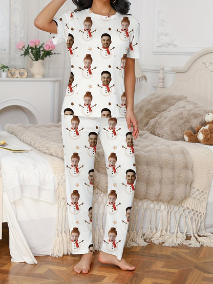 Pigiama Natalizio Divertente Personalizzato da Donna