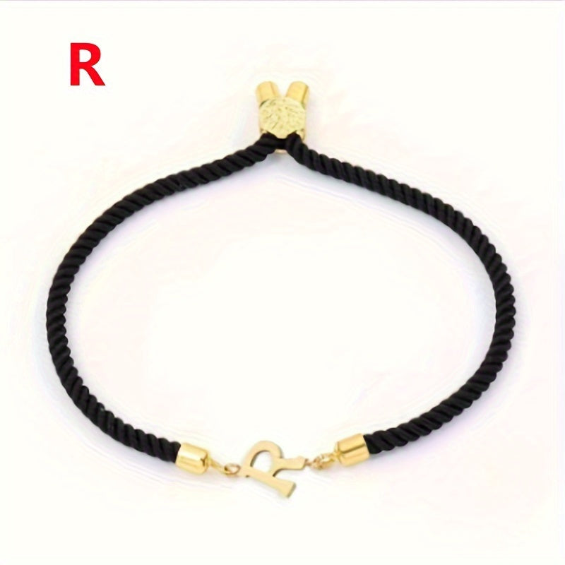 Braccialetto Donna in Acciaio con Lettere Personalizzato