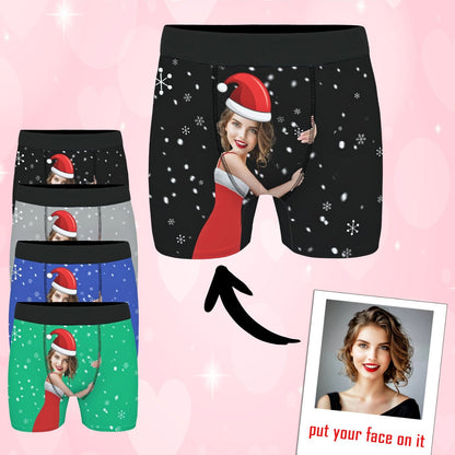 Boxer Uomo Personalizzati con Foto Idea Natale