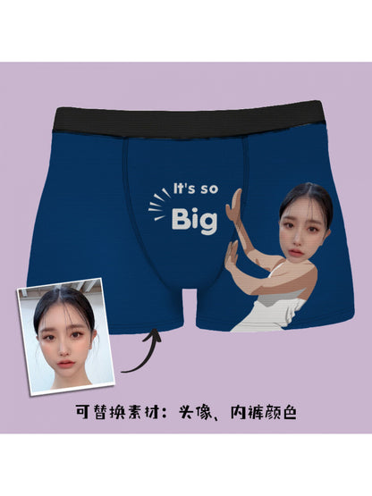 Boxer Uomo Divertenti Personalizzati Foto Idea Regalo Natale